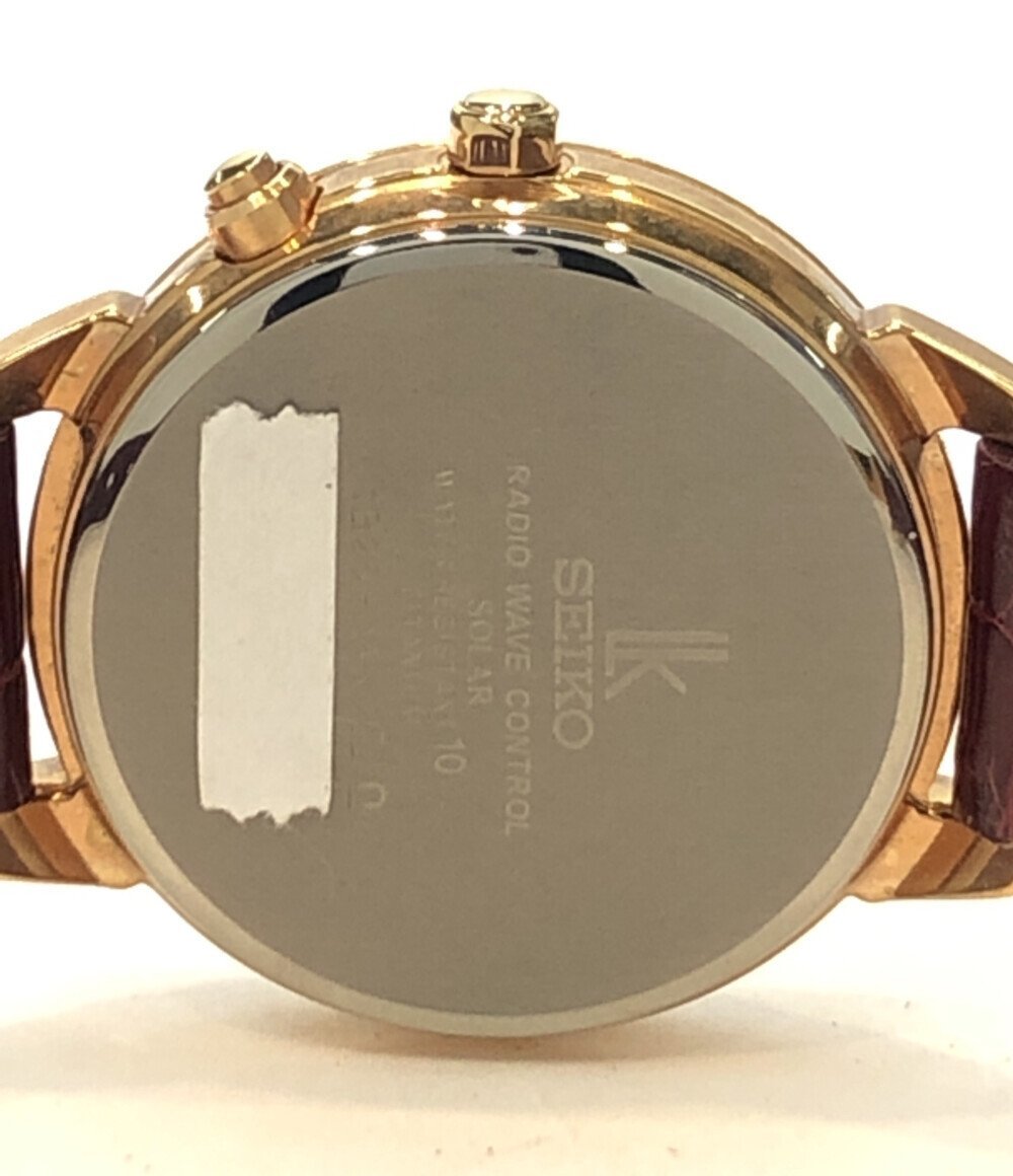 訳あり セイコー 腕時計 1B25-0AR0 ルキア ソーラー シルバー レディース SEIKOの画像4