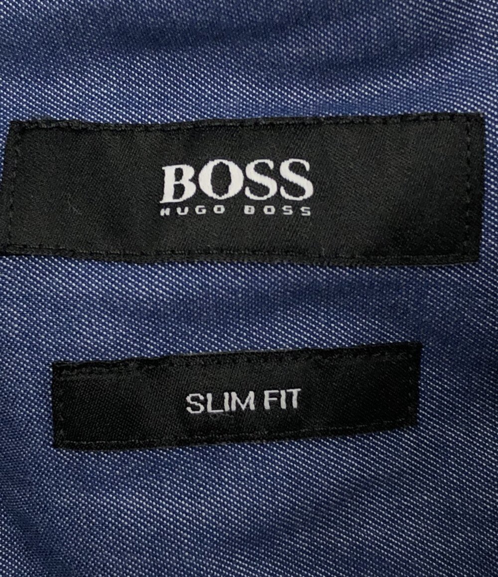 ヒューゴボス 長袖デニムシャツ SLIM FIT メンズ L L HUGO BOSS_画像3