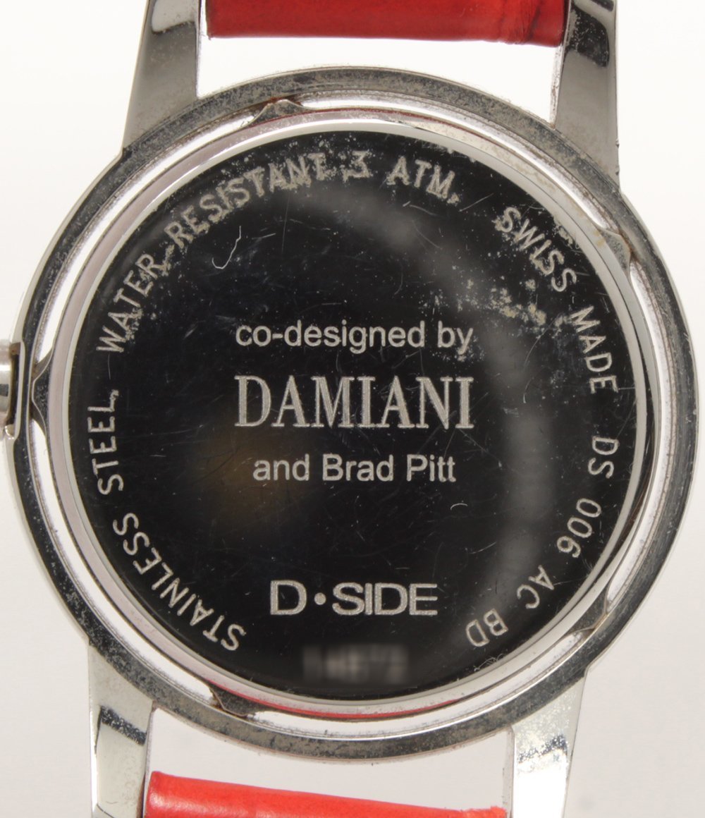 訳あり ダミアーニ 腕時計 5Pダイヤ DS006ACBD クオーツ レディース DAMIANI [0502]_画像4