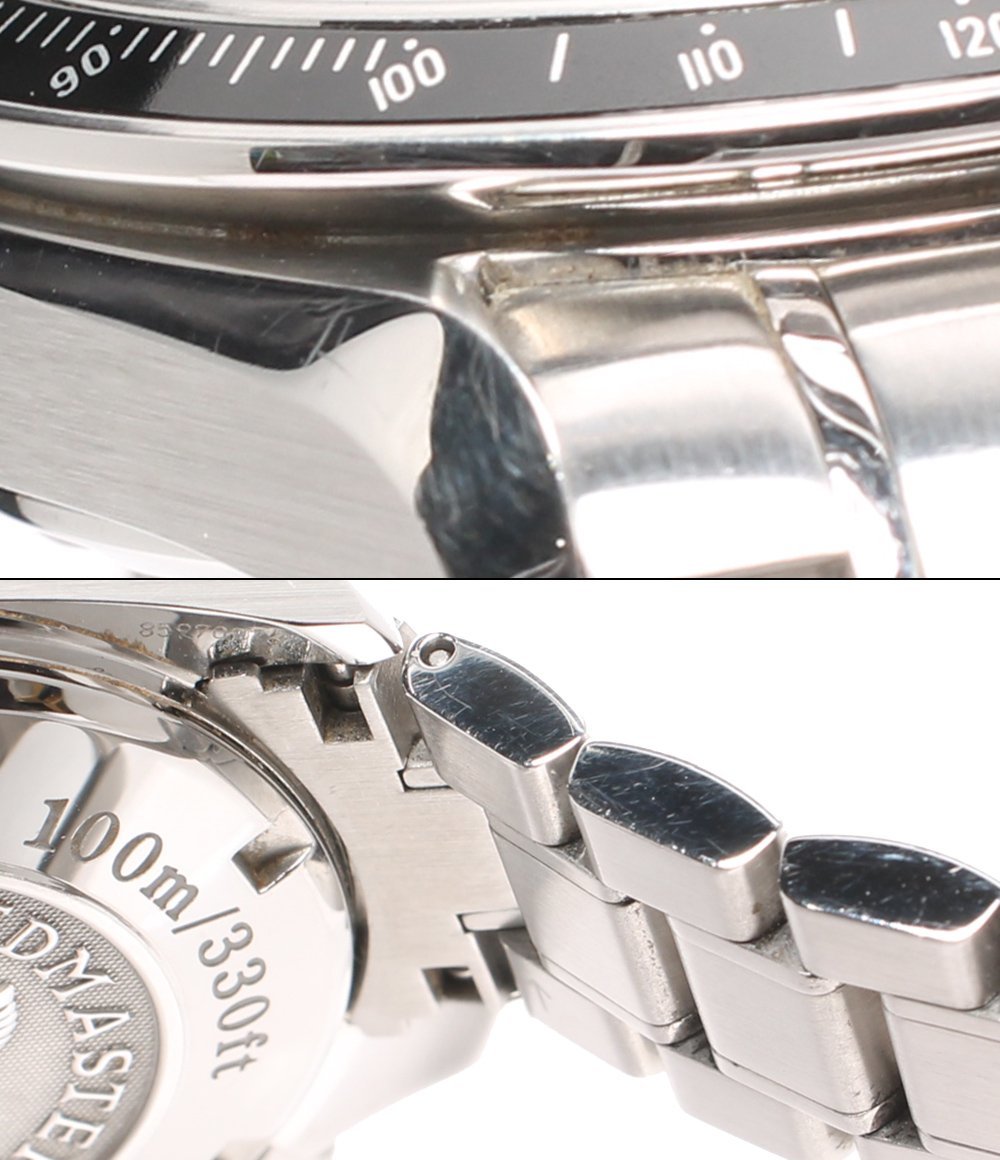 オメガ 腕時計 デイト 3210.50.00 スピードマスター 自動巻き ブラック メンズ OMEGA_画像7