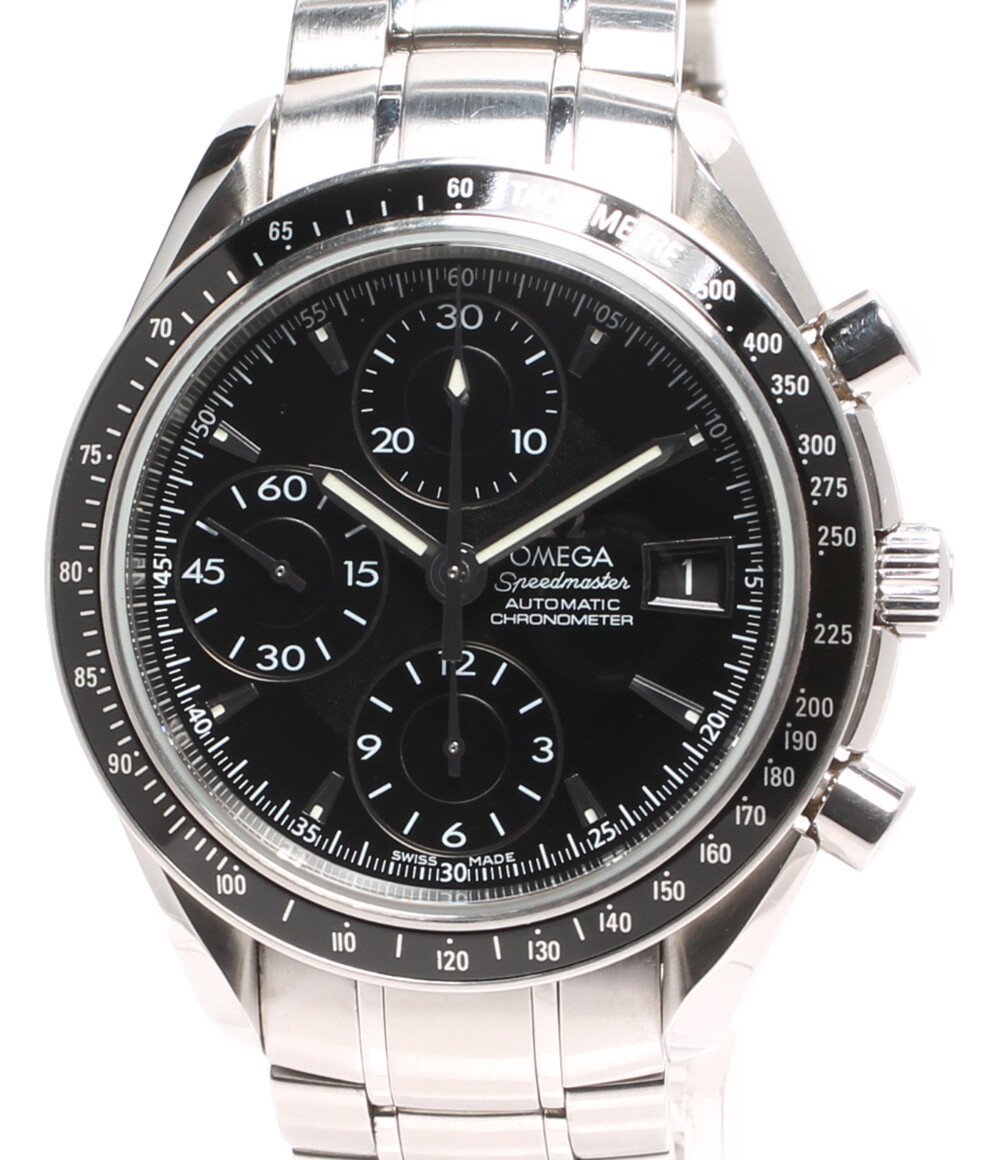 オメガ 腕時計 デイト 3210.50.00 スピードマスター 自動巻き ブラック メンズ OMEGA_画像1