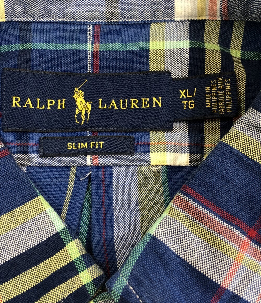 ラルフローレン 半袖チェックシャツ メンズ XL XL以上 RALPH LAUREN [0502]_画像3