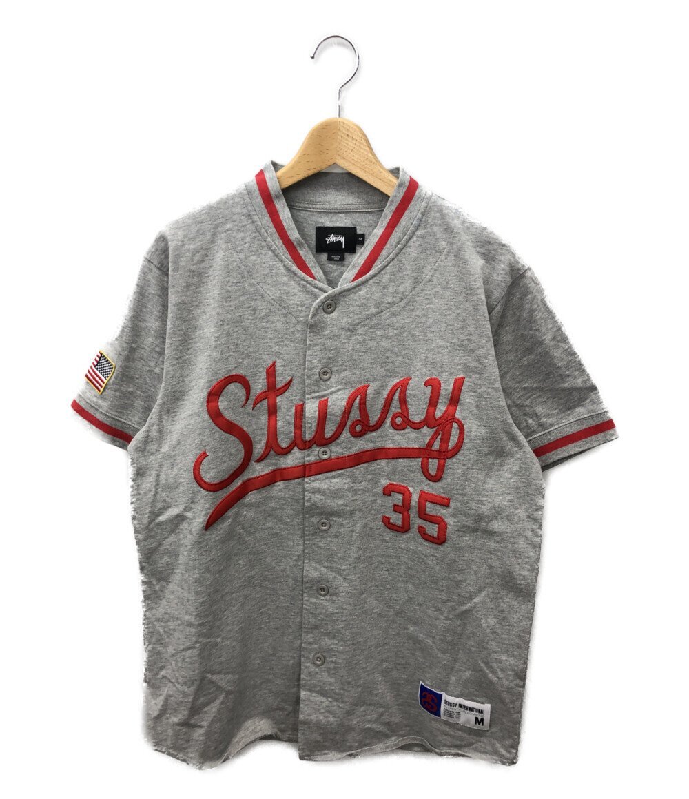 ステューシー ベースボールシャツ メンズ M M STUSSY