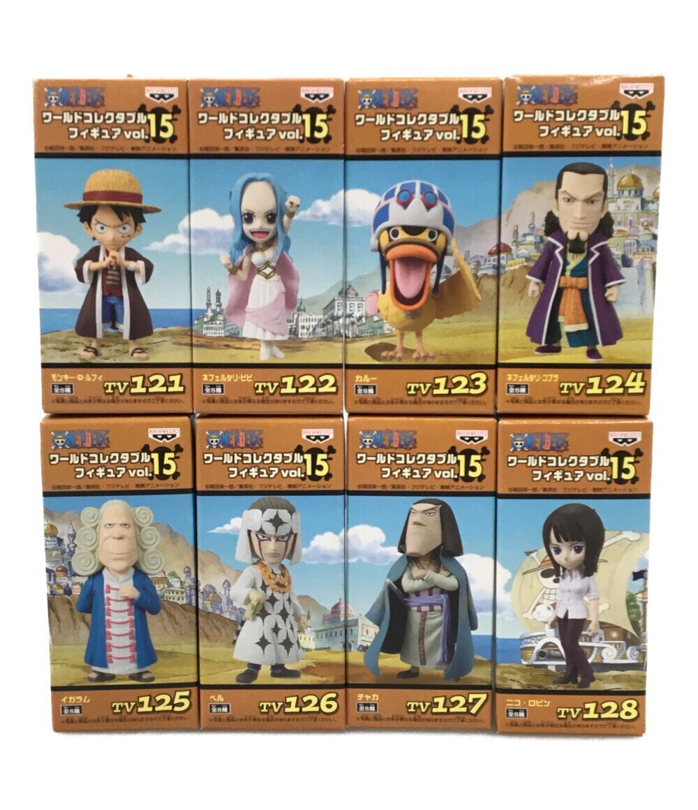 美品 ワールドコレクタブルフィギュア まとめ売りセット ONE PIECE vol.15 TV121モンキーDルフィ&TV128ニコロビン 他