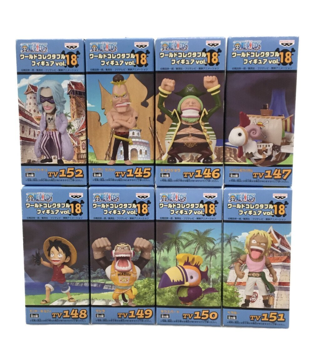 美品 コレクタブルフィギュア まとめ売りセット ONE PIECE vol.18 TV145モンブラン クリケット&TV152ビッグナイフ サーキース 他