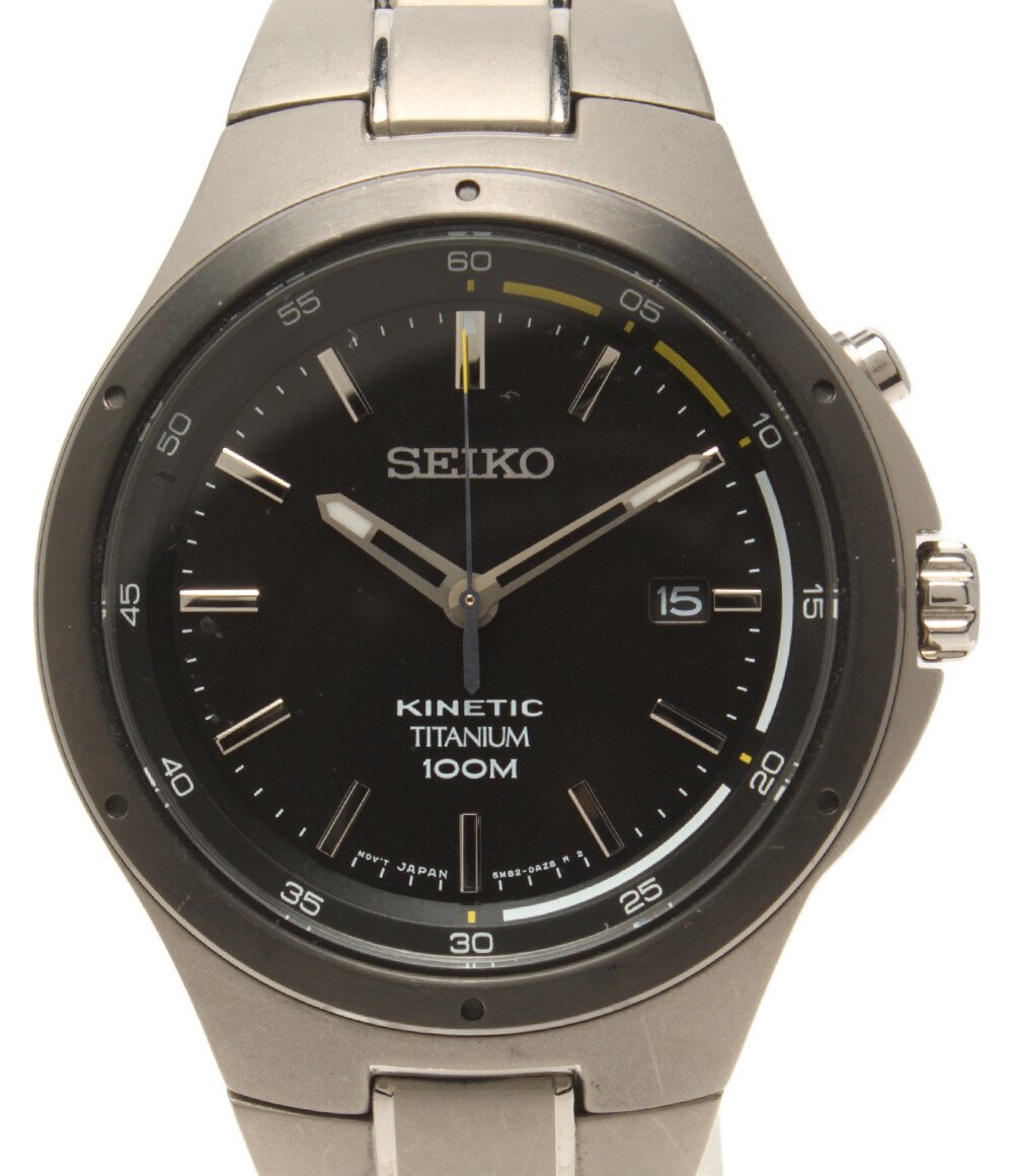 セイコー 腕時計 キネティック 5M82-0AT0 自動巻き メンズ SEIKO_画像1