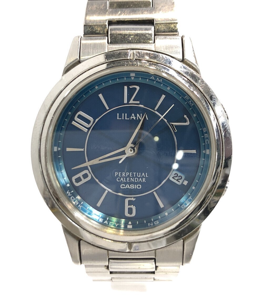 【1円スタート】 カシオ 腕時計 LILANA LNA-1 ソーラー ブルー レディース CASIOの画像1