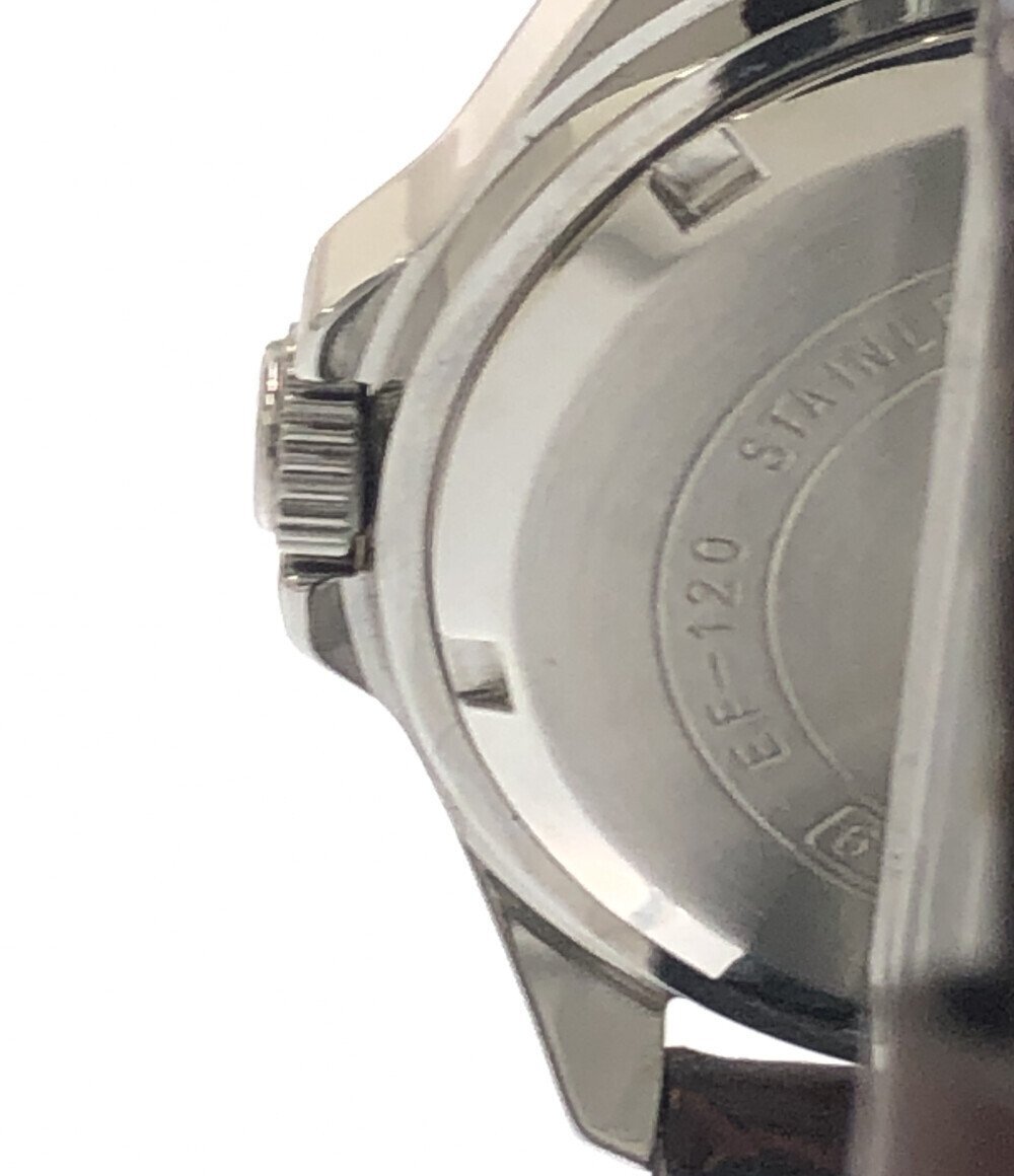 【1円スタート】 訳あり カシオ 腕時計 EF-120 EDIFICE クオーツ ホワイト メンズ CASIO_画像5