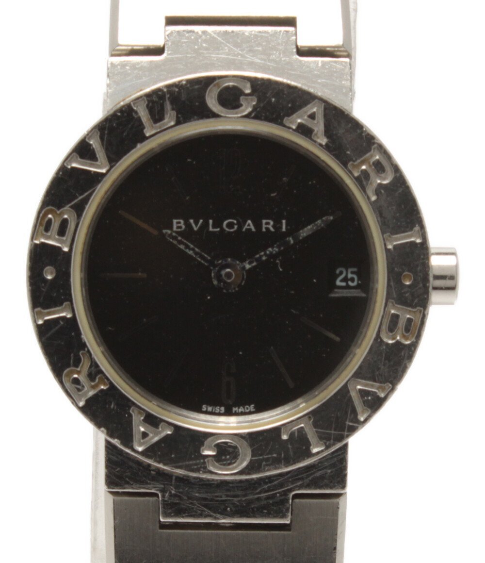 訳あり ブルガリ 腕時計 BB23SS ブルガリブルガリ クオーツ ブラック レディース Bvlgari_画像1