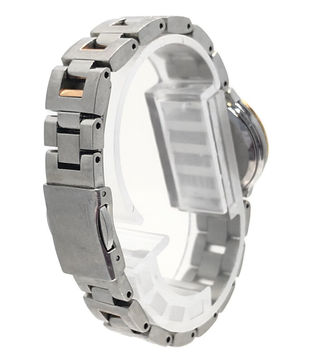 【1円スタート】 訳あり セイコー 腕時計 ルキア V111-OASO ソーラー ホワイト レディース SEIKOの画像3