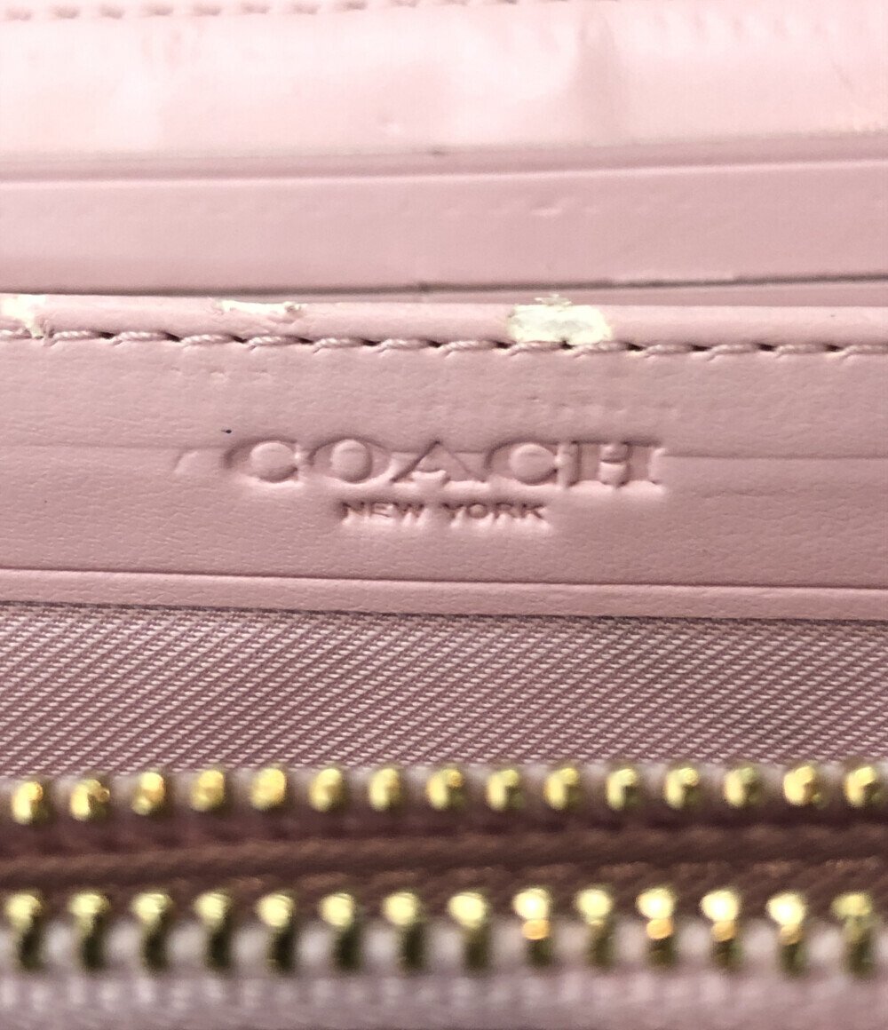 【1円スタート】 コーチ ラウンドファスナー長財布 レディース COACH_画像4