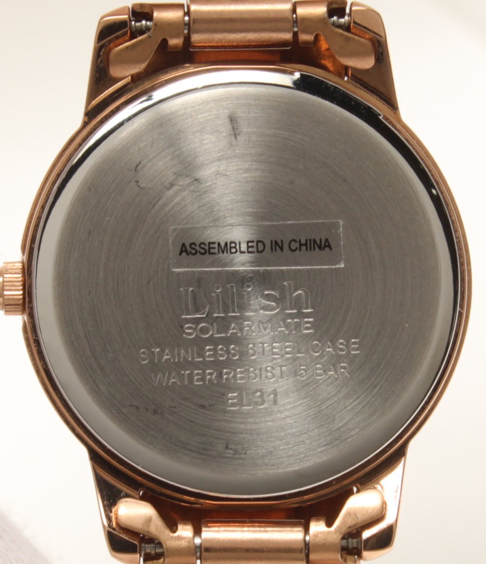 【1円スタート】 腕時計 EL31 ソーラー レディース Lilishの画像4