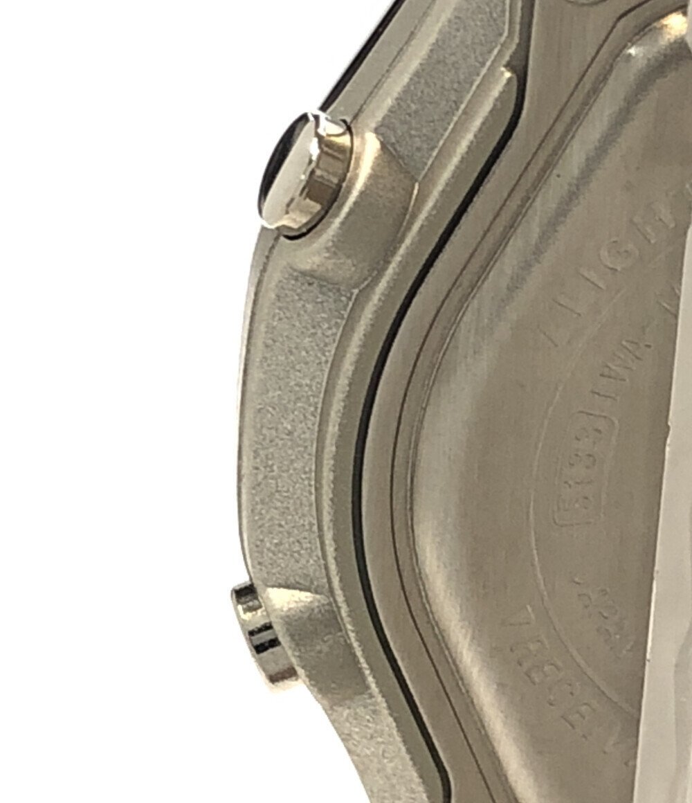 【1円スタート】 訳あり カシオ 腕時計 LWA-M141 ウェーブセプター ソーラー ホワイト レディースの画像5