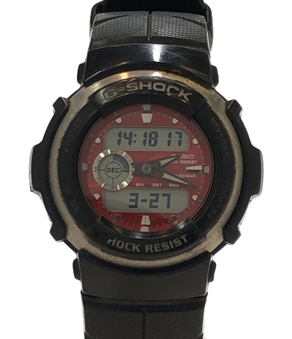 【1円スタート】 カシオ 腕時計 G-300 G-SHOCK クオーツ レッド メンズ CASIO_画像1