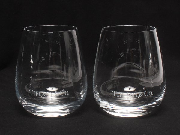 ティファニー グラス タンブラー 2点セット ペア TCO Tiffany＆Co.の画像1
