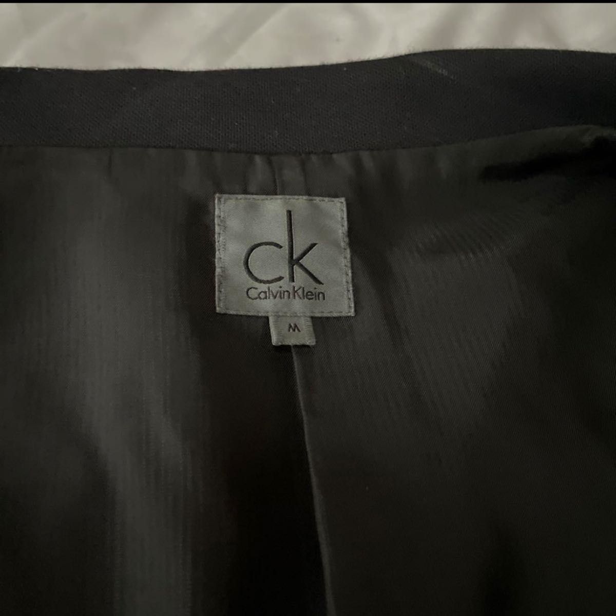 Calvin Klein テーラードジャケット Ｍ　ネイビー