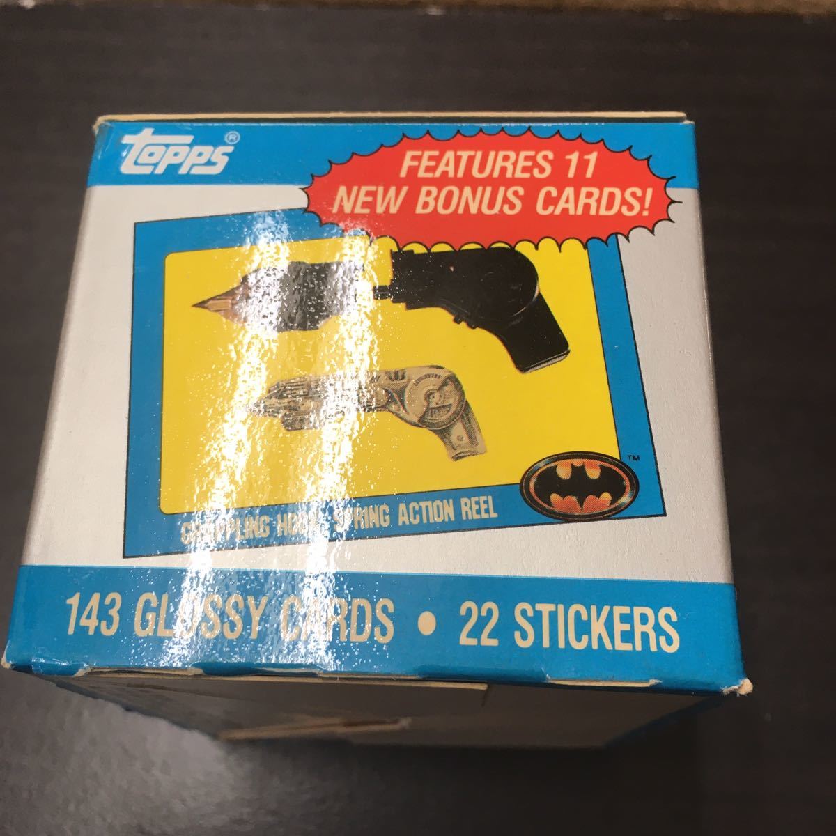 デッド ストック 未開封 バットマン カード143枚 ステッカー22枚 ボックス レア 稀少の画像6