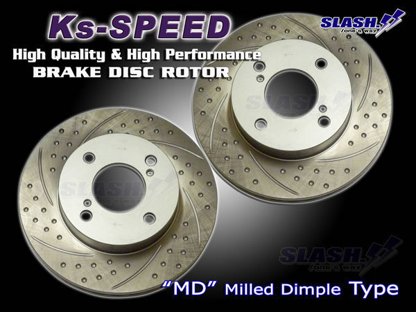 Ks-SPEED ROTOR【Front/MD6029】■MITSUBISHI■eK ACTIVE■H81W■TURBO■2004/05～2006/09■Front 253x16mm■