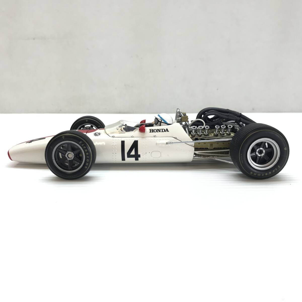 * secondhand goods * EBBRO EBBRO minicar 1/20 Honda RA300#14 J.sa- tea s Driver figure attaching HONDA F1 1967 box none 