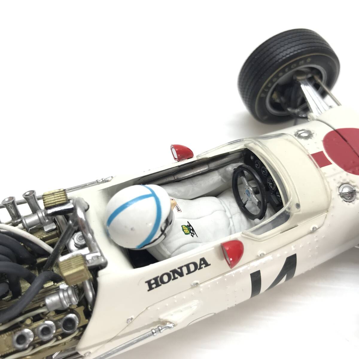 * secondhand goods * EBBRO EBBRO minicar 1/20 Honda RA300#14 J.sa- tea s Driver figure attaching HONDA F1 1967 box none 