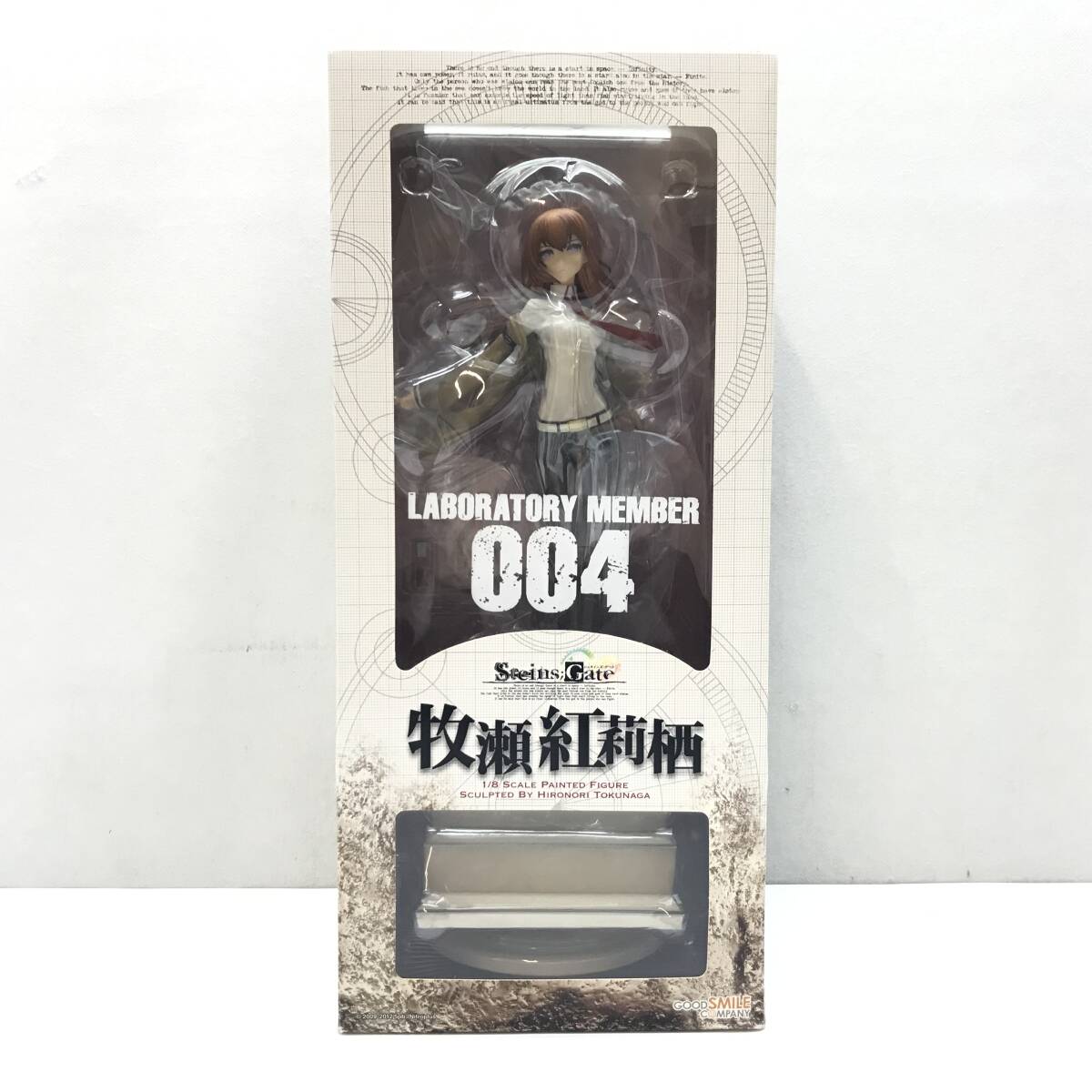 ☆未使用品☆ GOOD SMAILE COMPANY フィギュア STEINS;GATE シュタインズゲート 牧瀬紅莉栖 1/8 塗装済み完成品フィギュア 未開封品_画像1