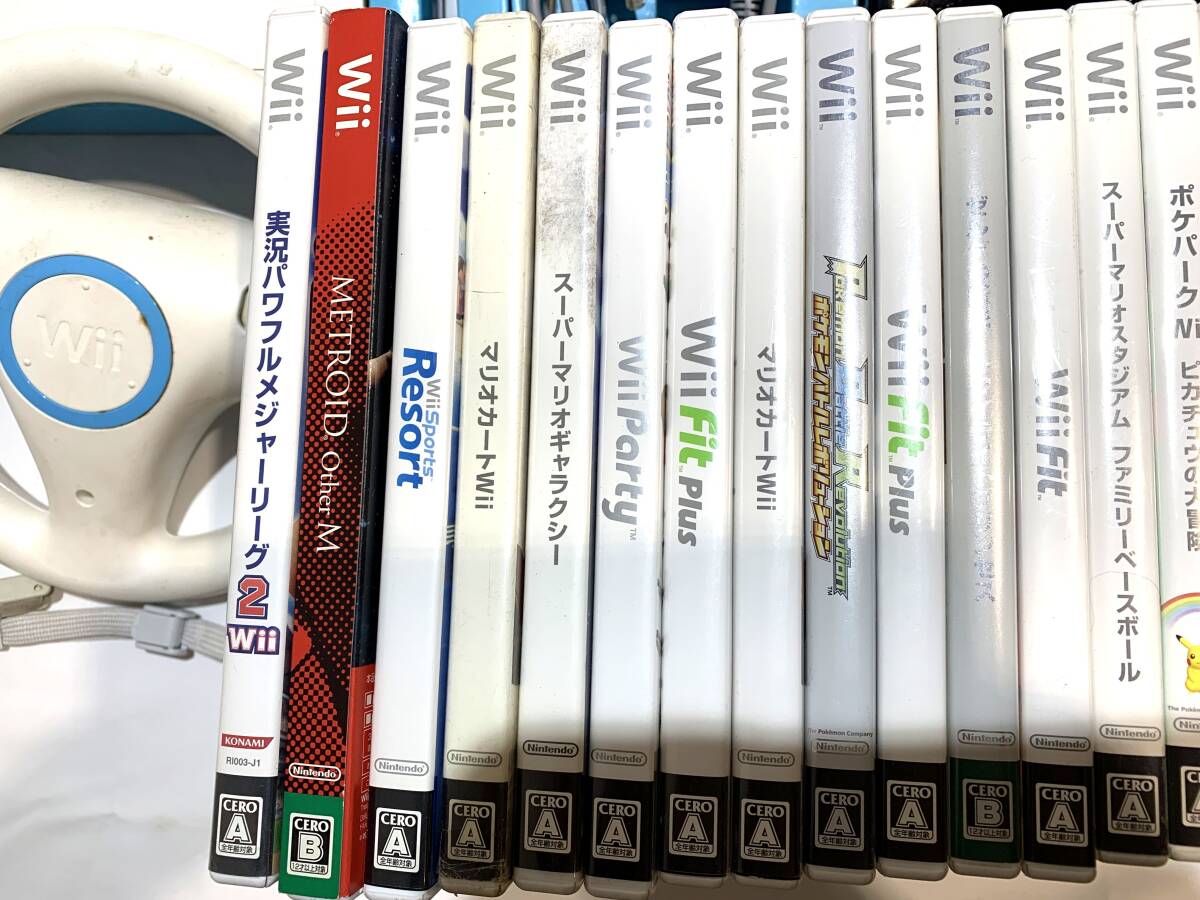 【ジャンク品/1４０】Wii 本体 コントローラー Wiiフィット ソフト ゼルダの伝説 ポケモンバトルレボリューション WiiFit 他 まとめ_画像7