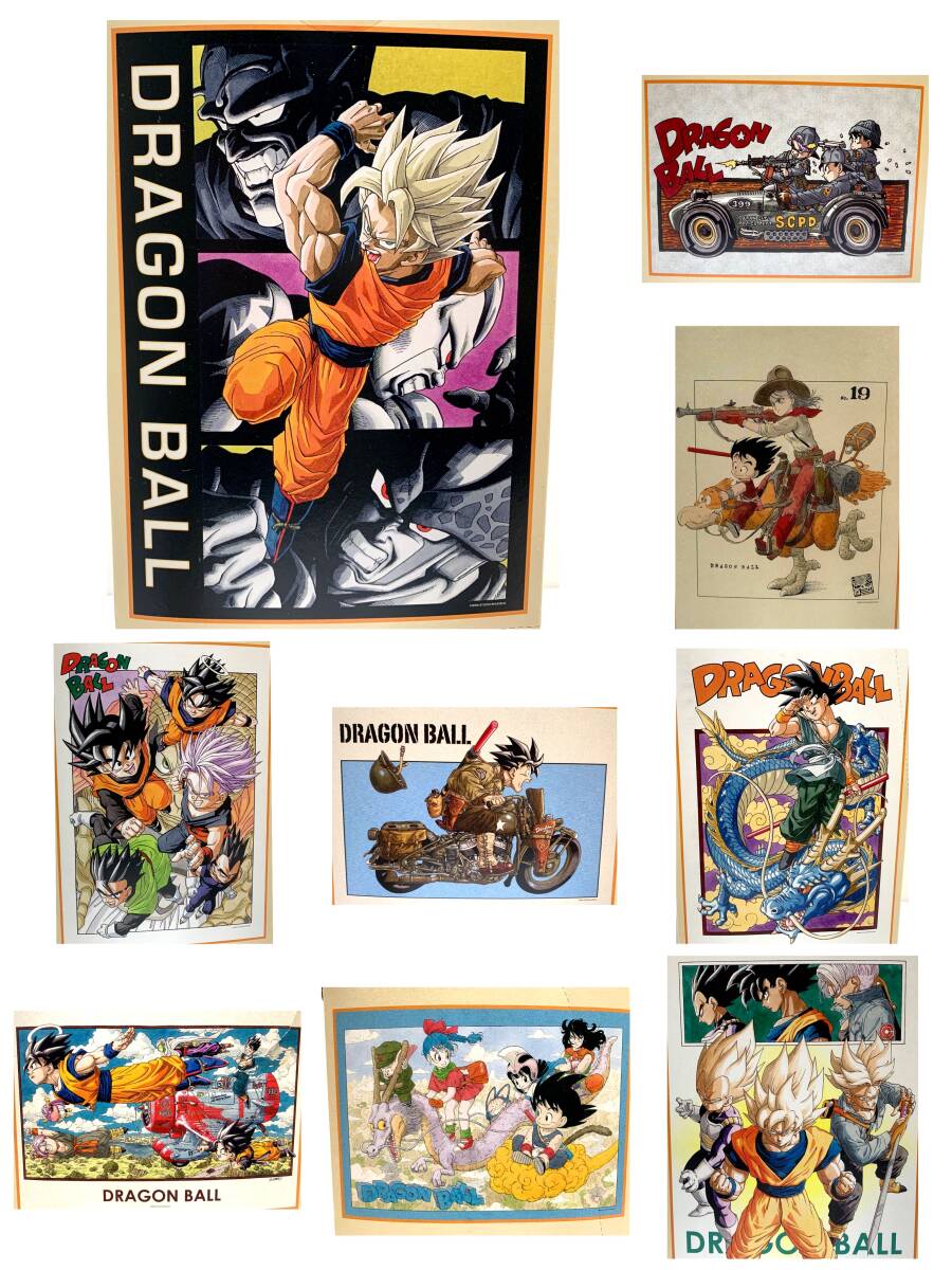 【中古/80】ドラゴンボール イラストポスターコレクション 全9種 フルコンプ DRAGON BALL の画像7