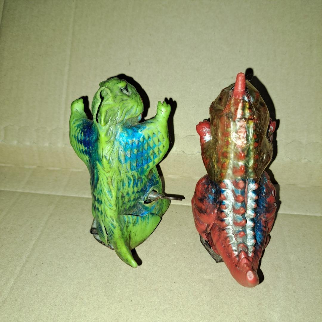 米澤玩具 ヨネザワ パチ怪獣 ゴメラとギメゴン 昭和レトロ ミニ硬質ソフビの画像4