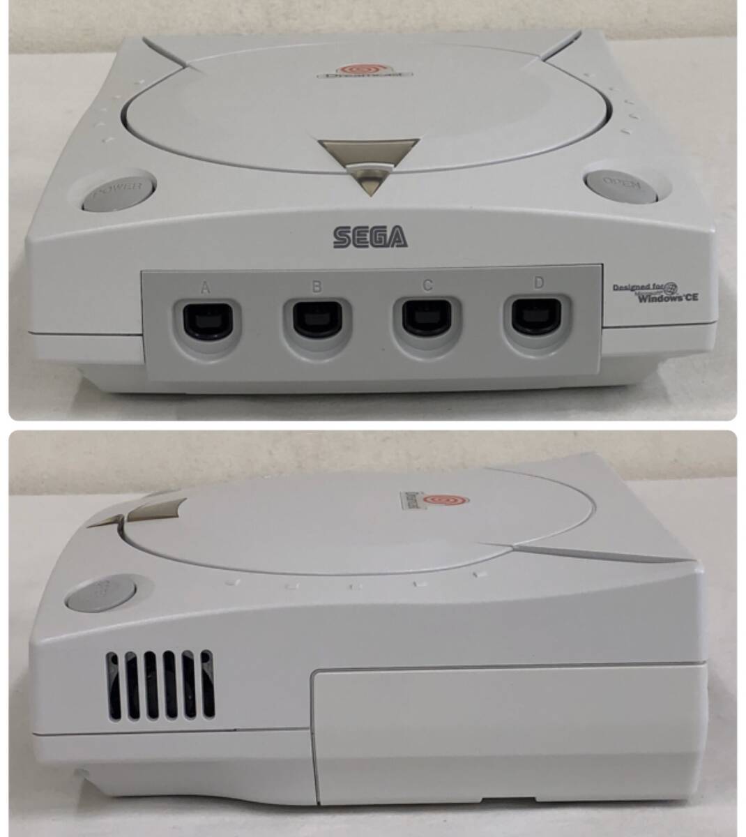 LA018041(034)-317/AM3000【名古屋】SEGA セガ Dreamcast ドリームキャスト HKT-3000 ゲーム機 / ソフト 3点_画像4