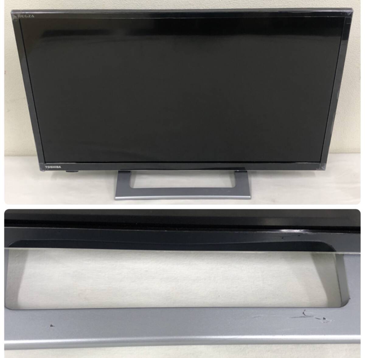 LA015617(042)-349/TY7000【名古屋から家財便また引取り】TOSHIBA 東芝 液晶テレビ 24V34 22年製 REGZAの画像2