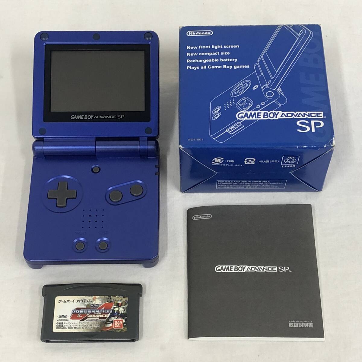 LA005220(035)-351/TM3000【名古屋】Nintendo ニンテンドー GAMEBOY ADVANCE SP AGS-001 ゲーム機 / ソフト 1点