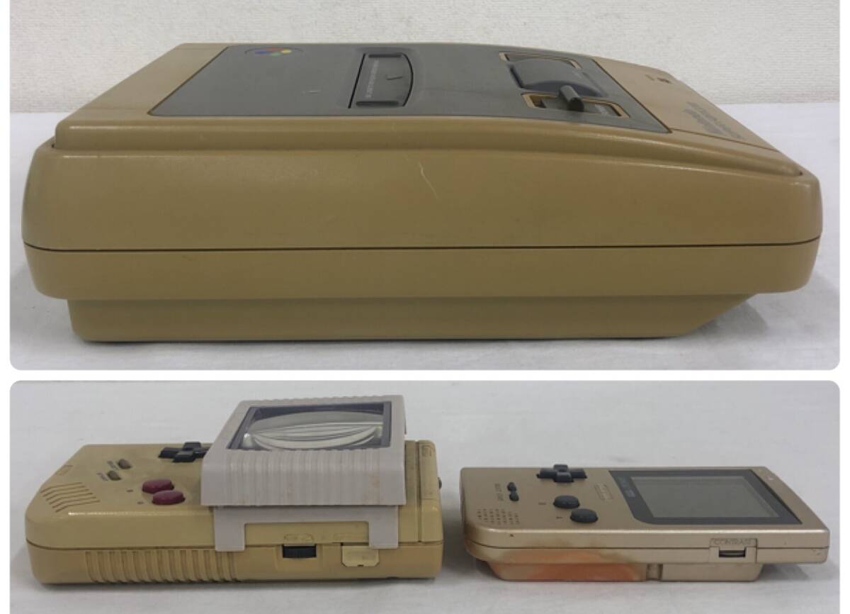 LA015740(041)-303/OS3000【名古屋】Nintendo ニンテンドー ゲーム機3点まとめ SHVC-001 / DMG-01 / MGB-001 / ソフト 11点_画像6