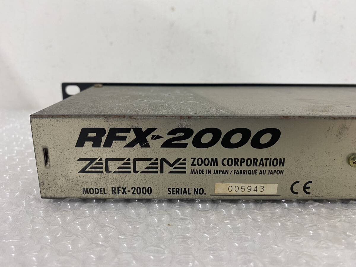 PA021523(041)-415/SY・IS3000【名古屋】ZOOM Model RFX-2000 DIGITAL REVERB & MULTI EFFECTS の画像7