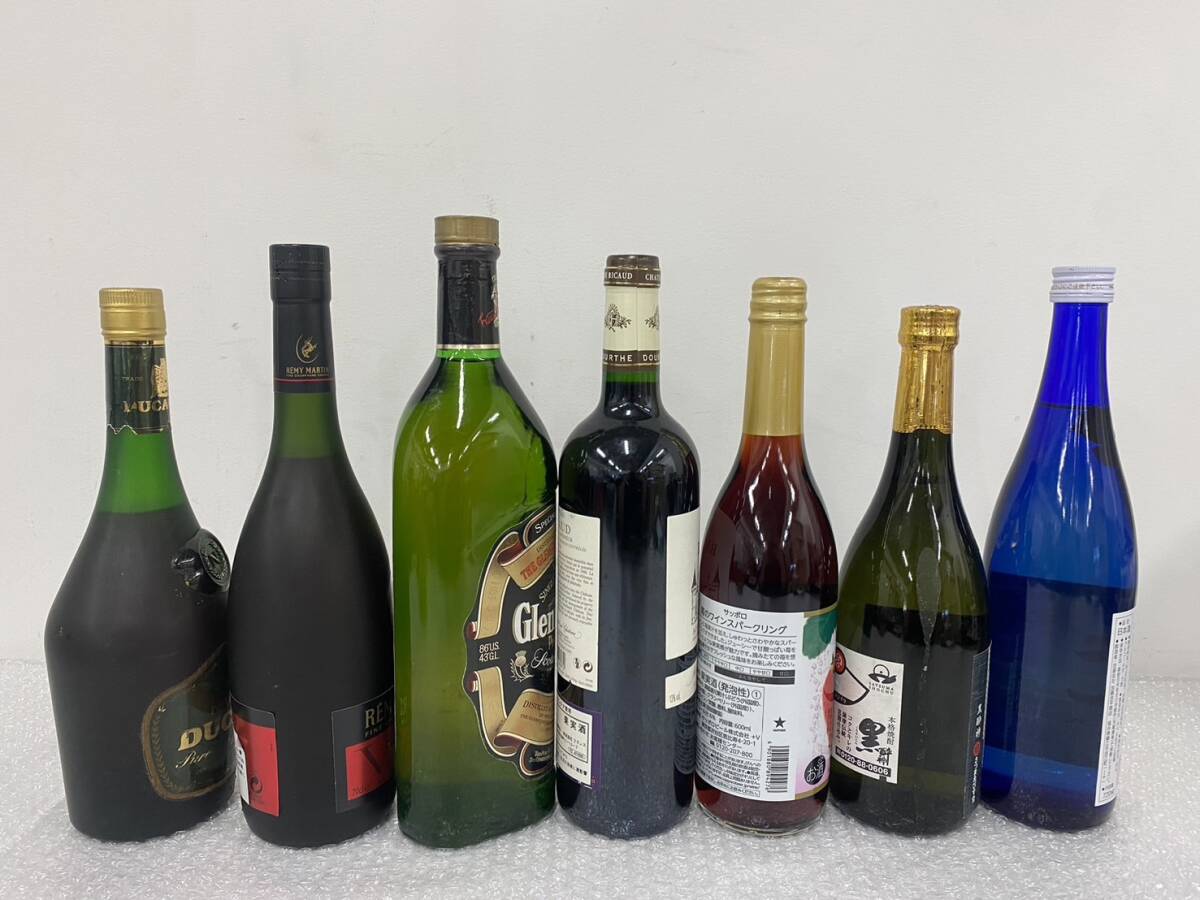 P035(8785)-432[ Aichi prefecture inside . shipping, including in a package un- possible ] sake shochu * japan sake * fruits sake * whisky * brandy 7ps.@ summarize approximately 8.8.X.O NAPOLEON other 