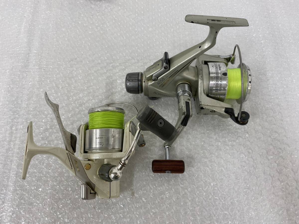 P041(4070)-427【名古屋】リール まとめ 約4.1㎏ Daiwa ダイワ 夜光 4050 / SHIMANO シマノ BIOMASTER XT 4000・8000 他_画像5