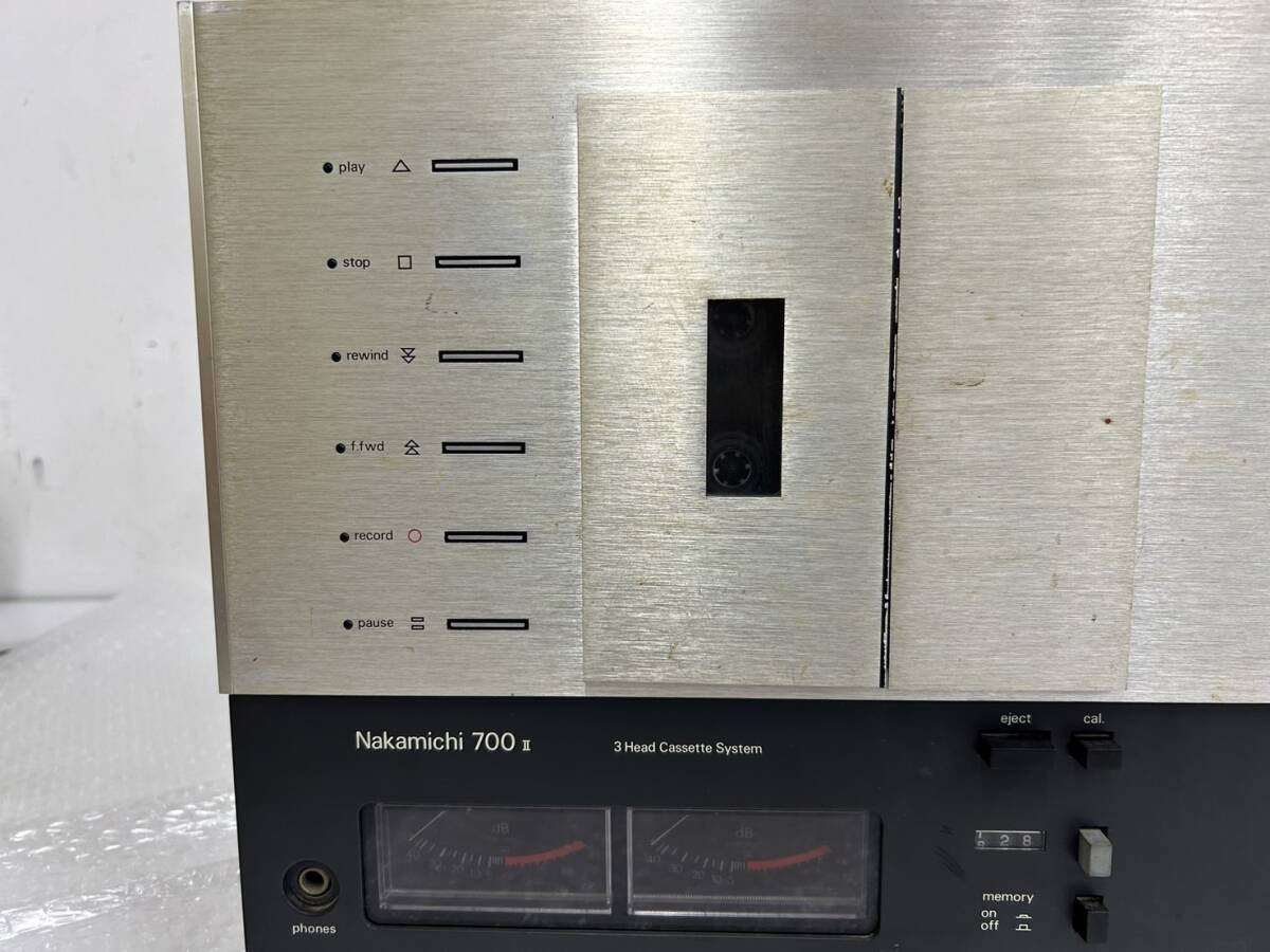 JA020360(042)-630/SY30000【名古屋】Nakamichi ナカミチ 700Ⅱ カセットデッキ 3ⅠHead Cassette Systemの画像8