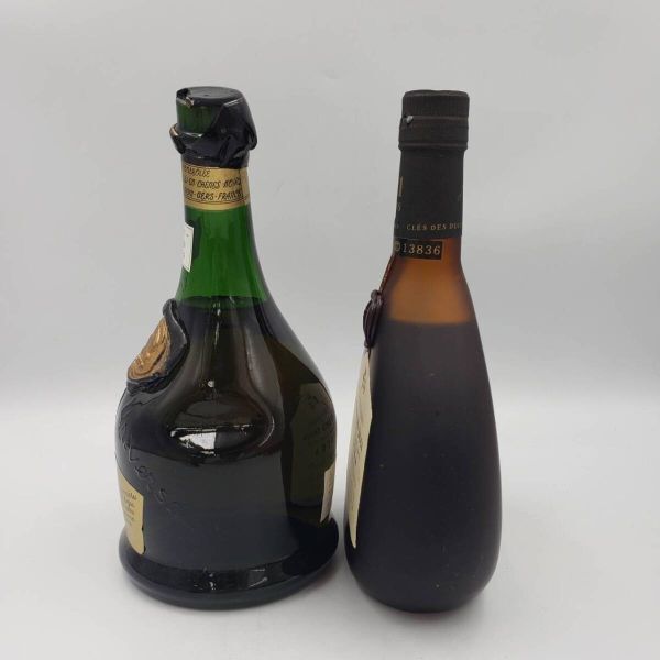 M2314(035)-586/TH3000【千葉】酒　２本まとめ　 Saint-Vivant　Armagnac　サンヴィヴァン /Armagnac　CLES DES DUCS　EXTRA　_画像2