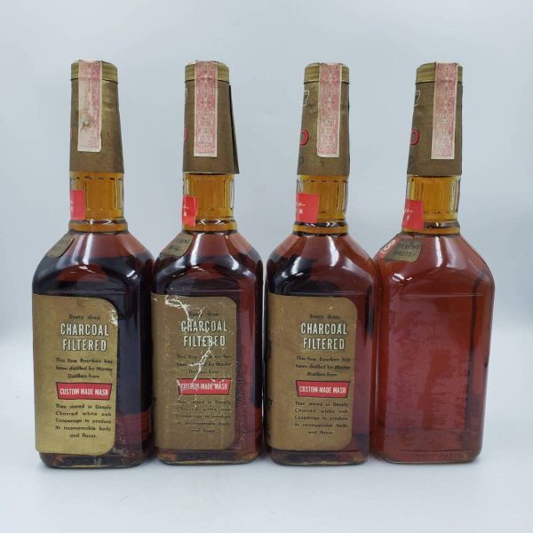 M858(035)-545/HK15000【千葉】酒　※同梱不可　４本まとめ　Kentucky Deluxe　８年　KENTUCKY STRAIGHT BOURBON WHISKEY　43％　750ml_画像2