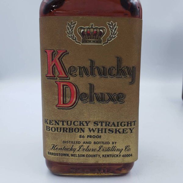 M858(035)-545/HK15000【千葉】酒　※同梱不可　４本まとめ　Kentucky Deluxe　８年　KENTUCKY STRAIGHT BOURBON WHISKEY　43％　750ml_画像5