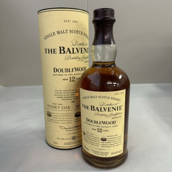 B26253(041)-144/HK5000【千葉】酒　THE BALVENIE　AGED 12 YEARS　SINGLE MALT SCOTCH WHISKY　バルヴェニー 12年　40％700ml　ケース付き_画像1