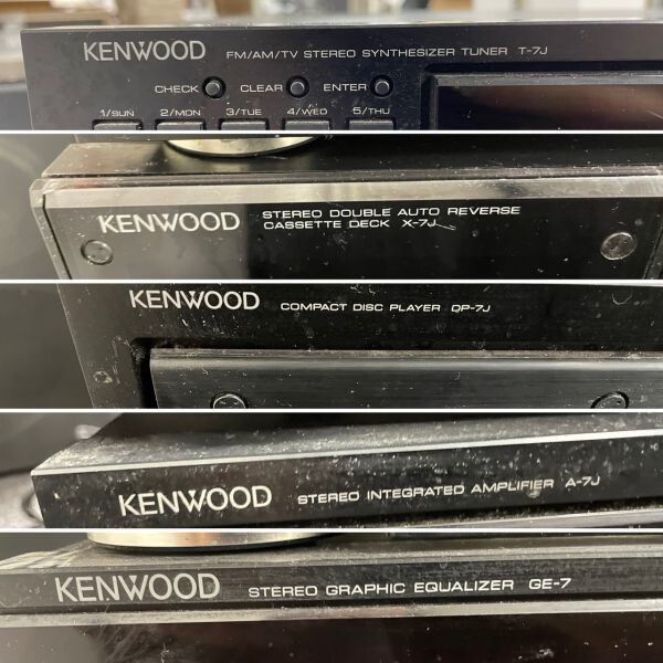 横290778(035)-1/MM8000【発送不可！横浜まで引取り限定】システムコンポ　KENWOOD　※指定日4/1_画像9