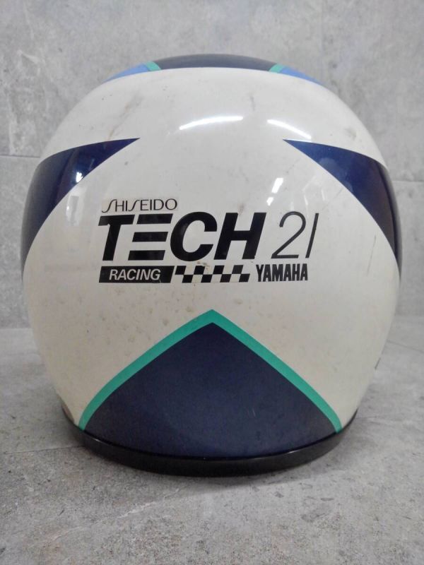 H26070(035)-843/AM5000【千葉】YAMAHA ヤマハ SHISEIDO TECH21 フルフェイス ヘルメット 59～60cm_画像5