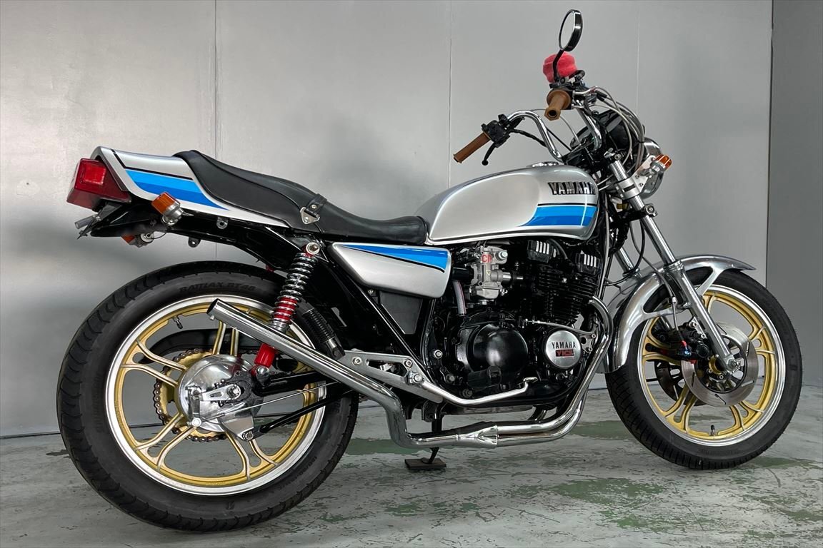 XJ400D 売り切り！１円スタート！☆始動動画有☆エンジン好調！4G0！1981年！車検令和7年5月！社外マフラー！CRキャブ！全国配送！福岡佐賀の画像2