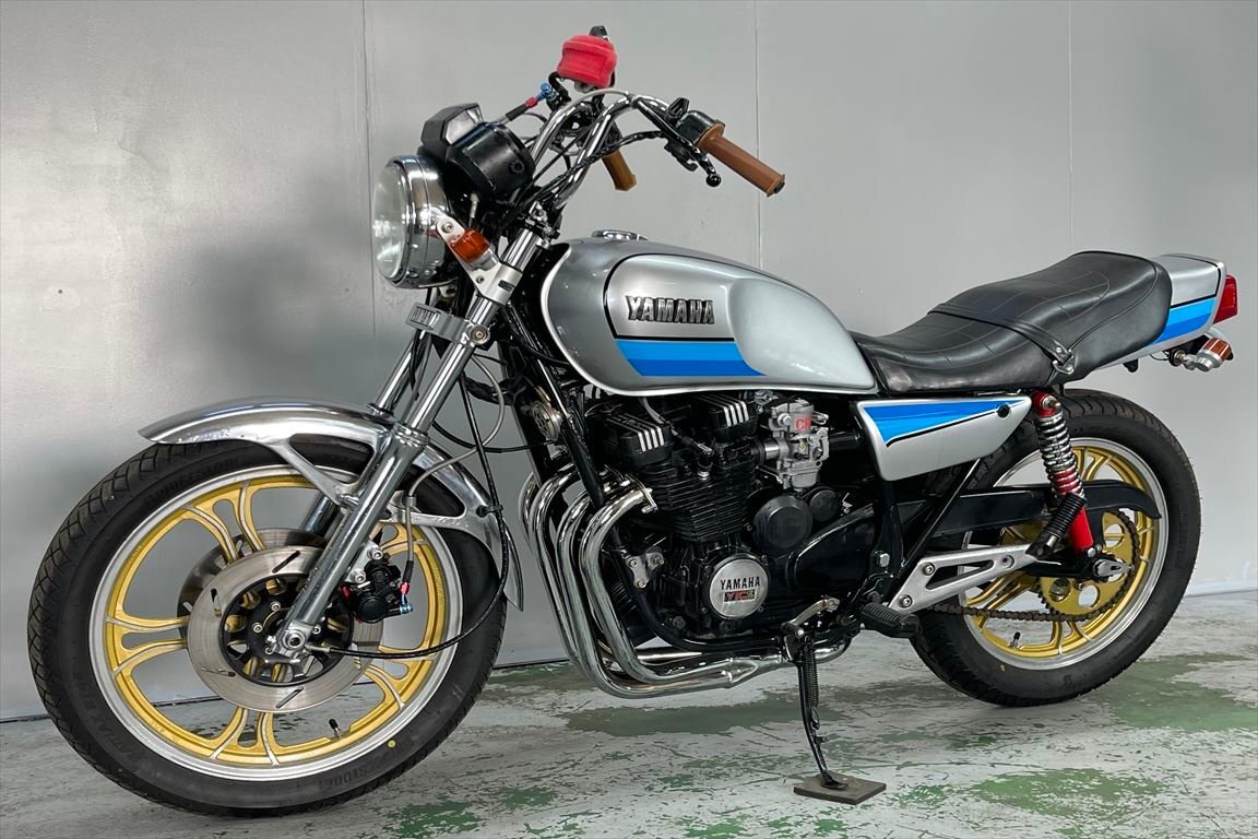 XJ400D 売り切り！１円スタート！☆始動動画有☆エンジン好調！4G0！1981年！車検令和7年5月！社外マフラー！CRキャブ！全国配送！福岡佐賀の画像6