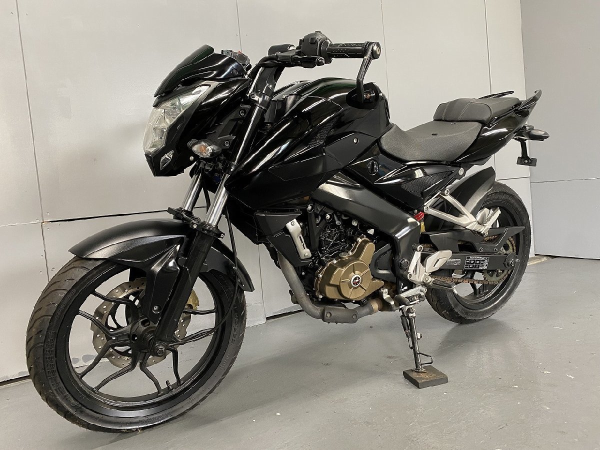 BAJAJ パルサー200NS 売り切り！１円スタート！☆始動動画有☆エンジン好調！低走行3604km！ノーマル！キャブ車!検)Z250 全国配送!福岡佐賀の画像6