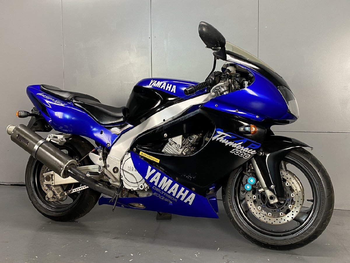 YZF1000R サンダーエース 売り切り！１円スタート！エンジン好調！逆車！1997年モデル！社外マフラー！キャブ車！全国配送！福岡佐賀_画像1