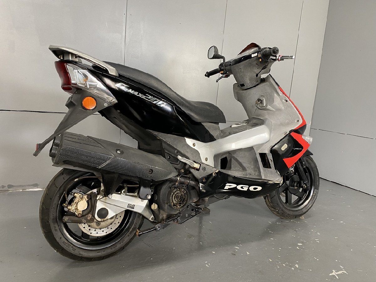 G-MAX200 売り切り！１円スタート！エンジン好調！RFVM2UCC！ノーマル！キャブ車！検)バーグマン200 PCX ローン可！全国配送可能！福岡佐賀の画像2