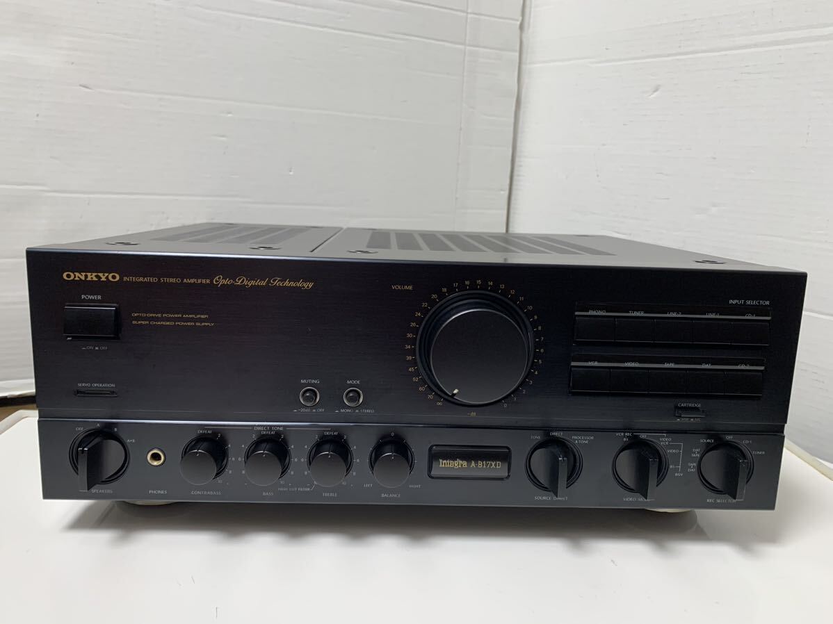 (整備品) ONKYO プリメインアンプ Integra A-817XD_画像1