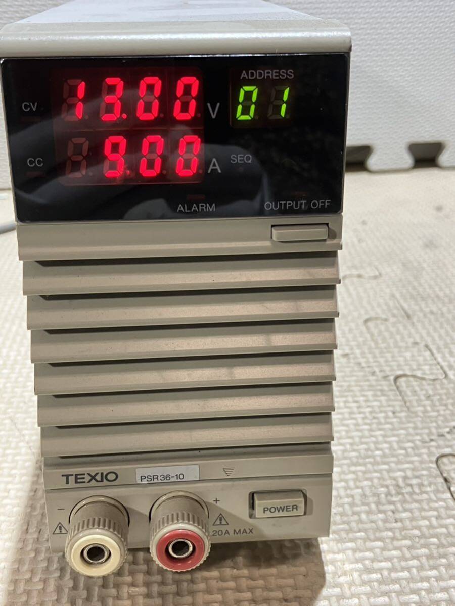 TEXIO 直流安定化電源 PSR36-10通電のみ B127_画像1