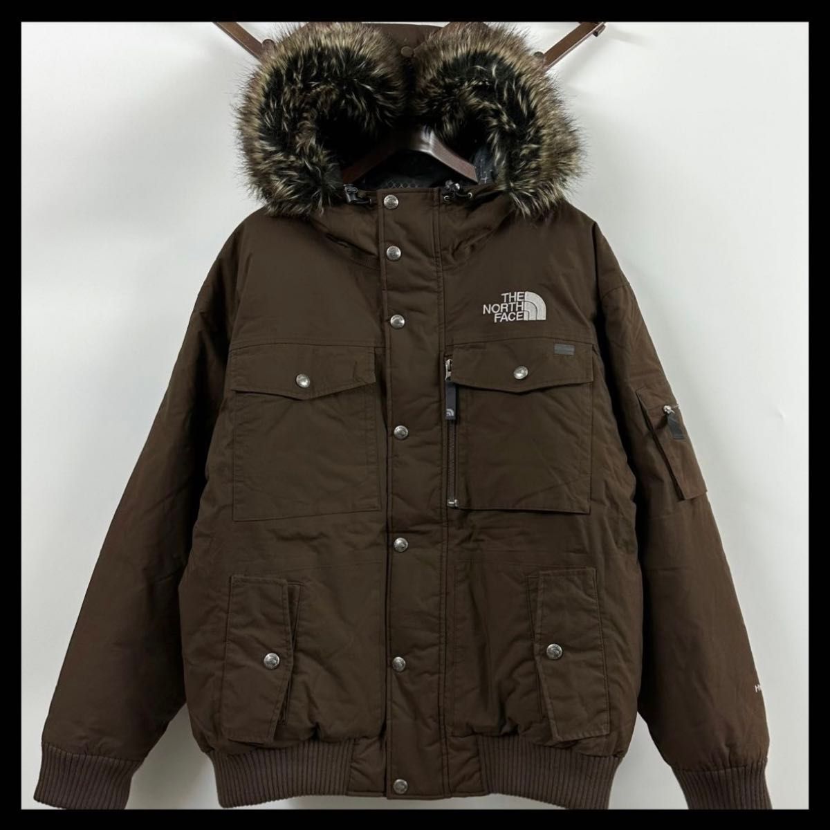 THE NORTH FACE ノースフェイス ゴッサムジャケット ダウンジャケット ブラウン 茶色 美品